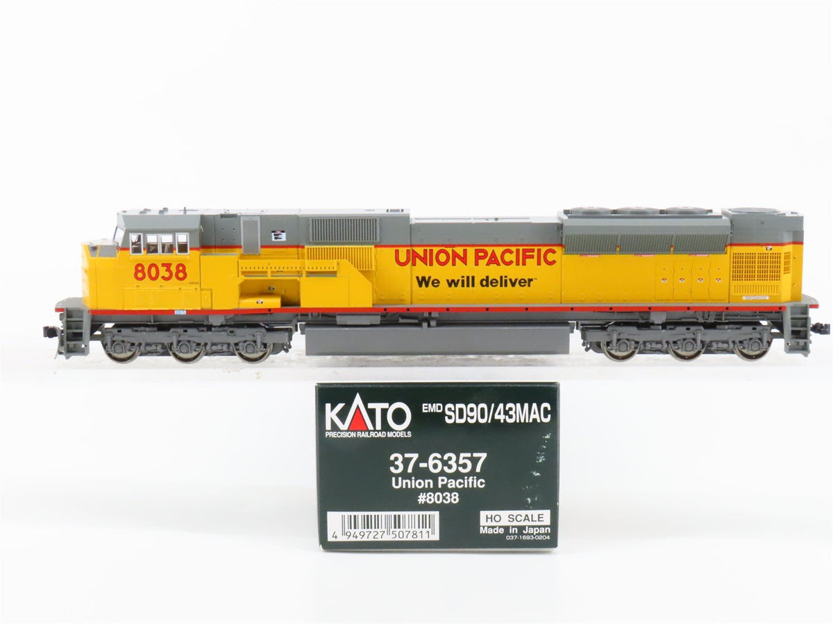 HO KATO 37-6357 UP &quot;We will deliver&quot; EMD SD90/43MAC Diesel #8038 - DCC Ready