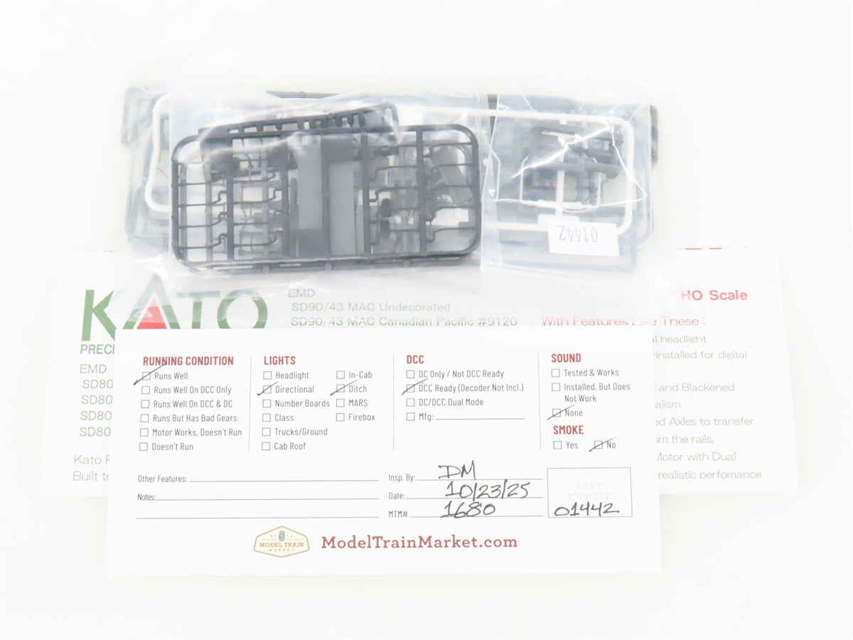 HO KATO 37-6357 UP &quot;We will deliver&quot; EMD SD90/43MAC Diesel #8038 - DCC Ready