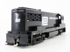 HO Scale Stewart 7208 PC Penn Central GE U25B Ph. II Diesel #2501 - DCC Ready