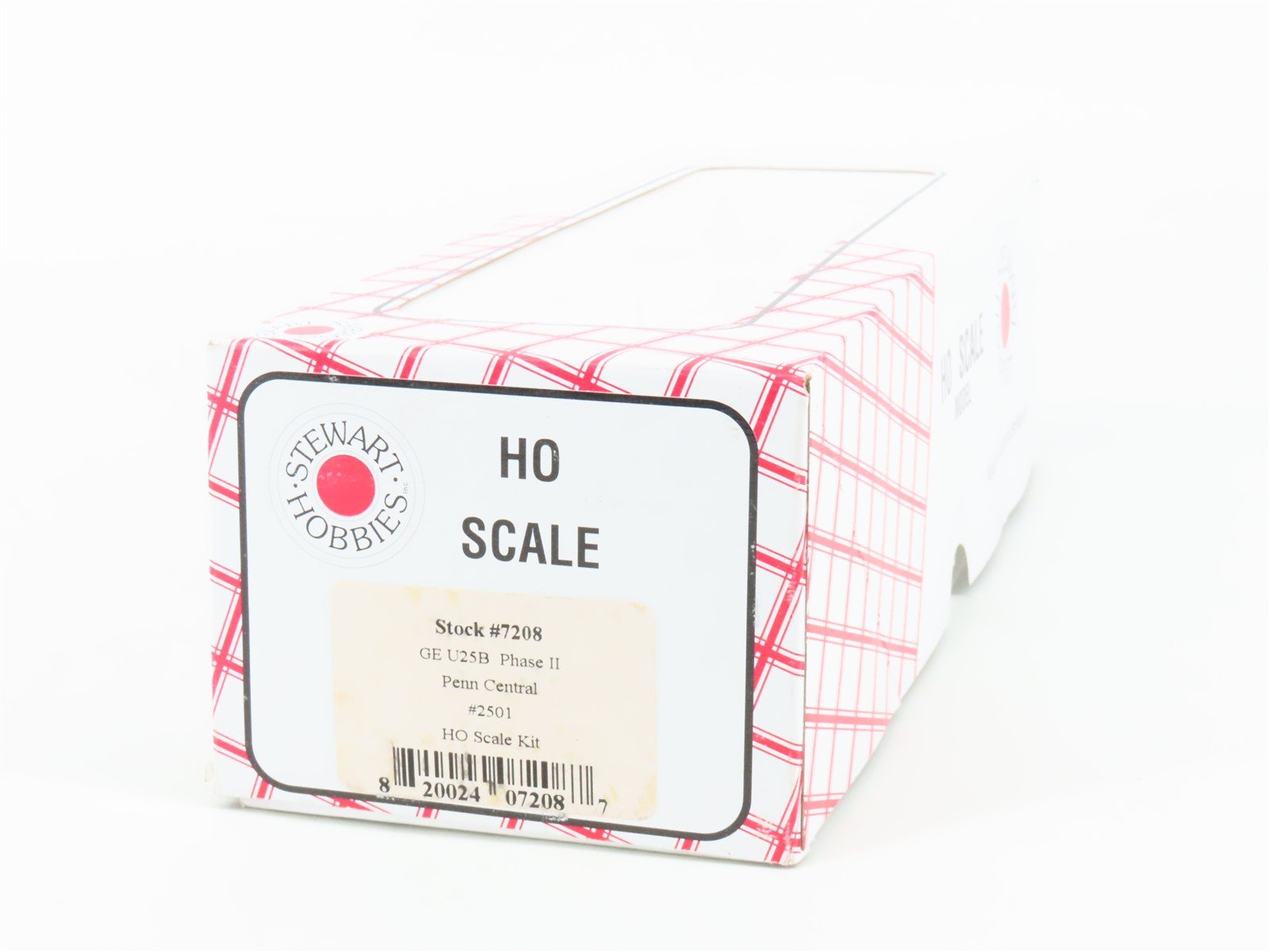 HO Scale Stewart 7208 PC Penn Central GE U25B Ph. II Diesel #2501 - DCC Ready