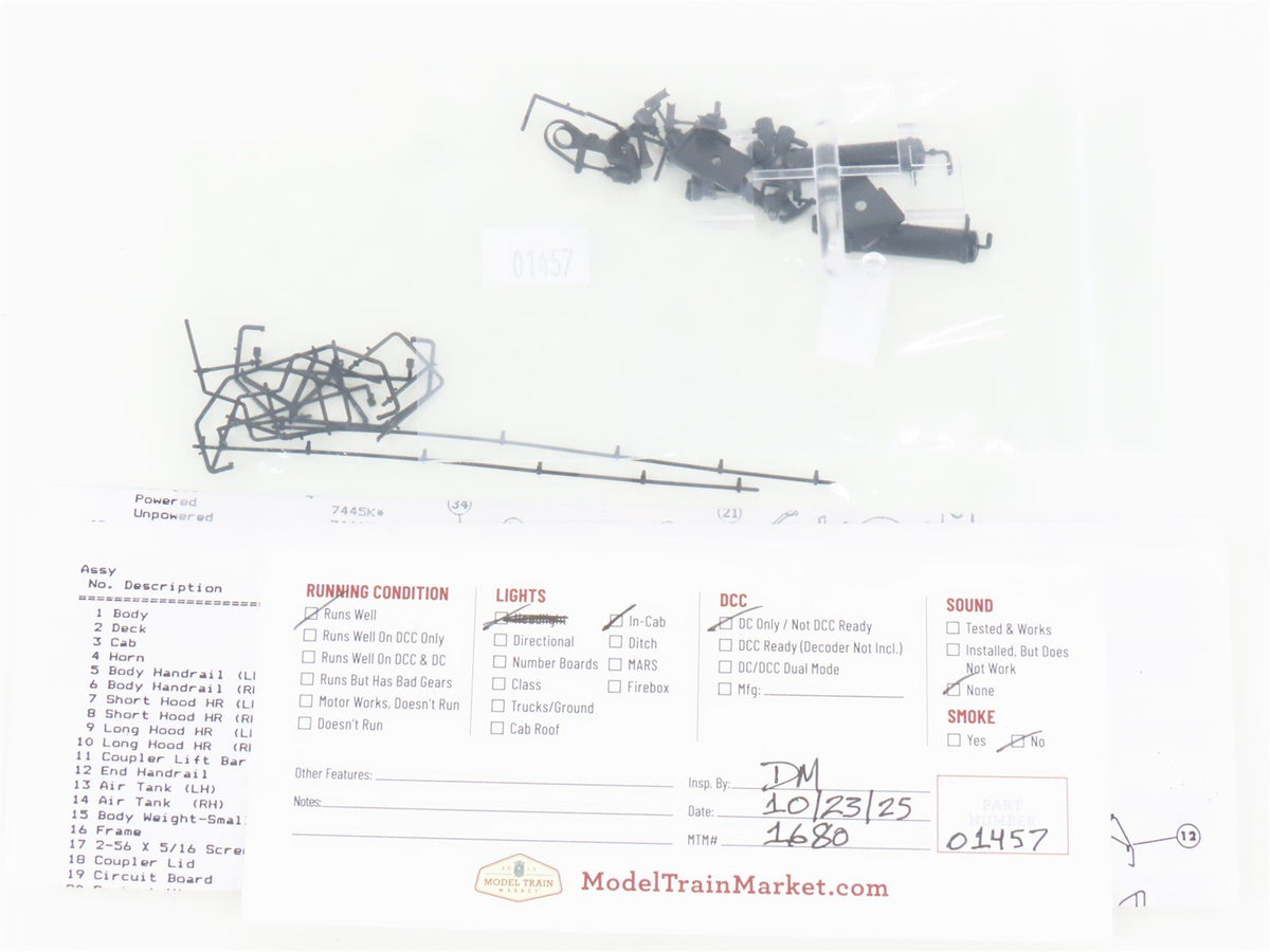 HO Scale Stewart/KATO 4501 PRR Pennsylvania Baldwin RS-12 Diesel #8975