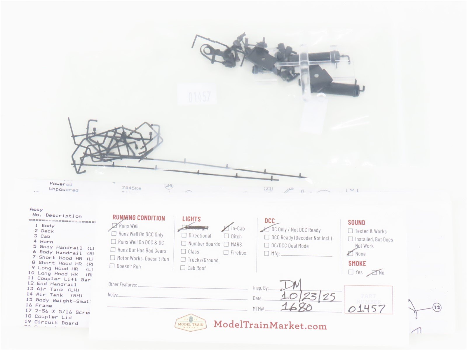 HO Scale Stewart/KATO 4501 PRR Pennsylvania Baldwin RS-12 Diesel #8975