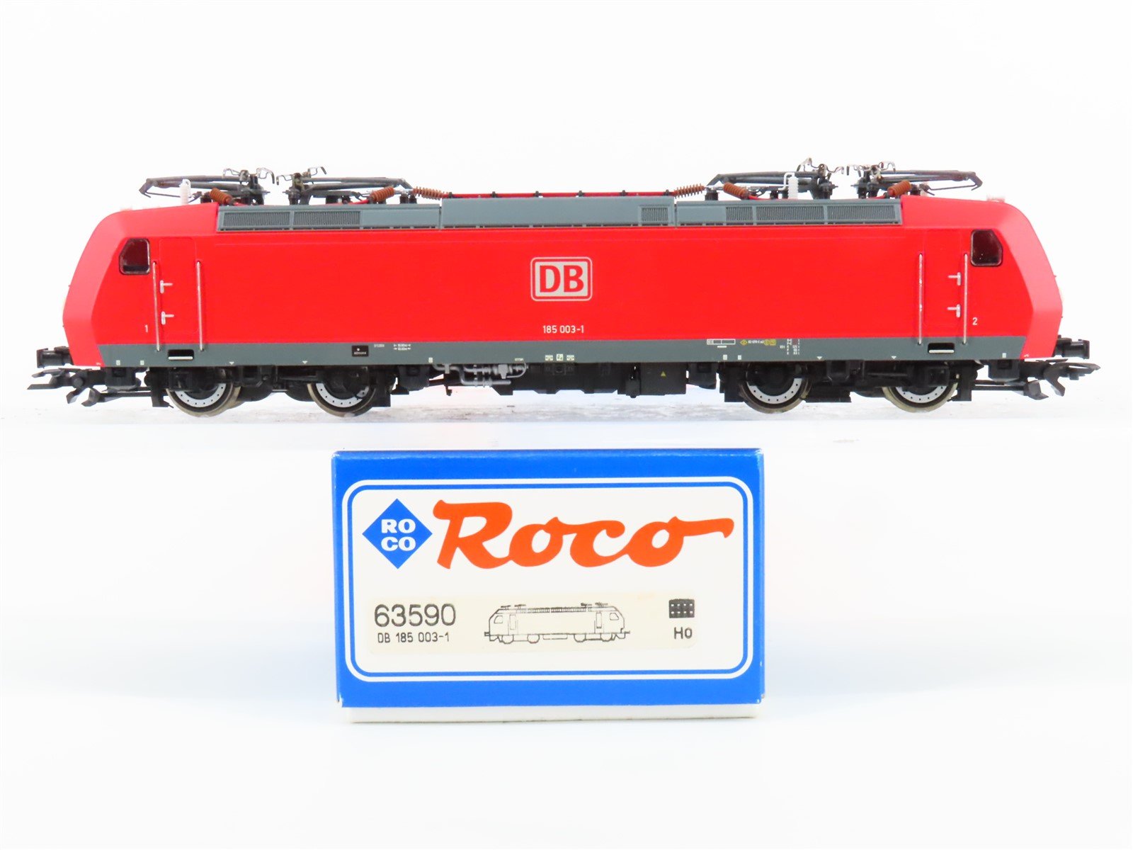 HO Scale Roco 63590 DB-AG Deutsche Bahn BR185 Electric #003-1 - DCC Ready