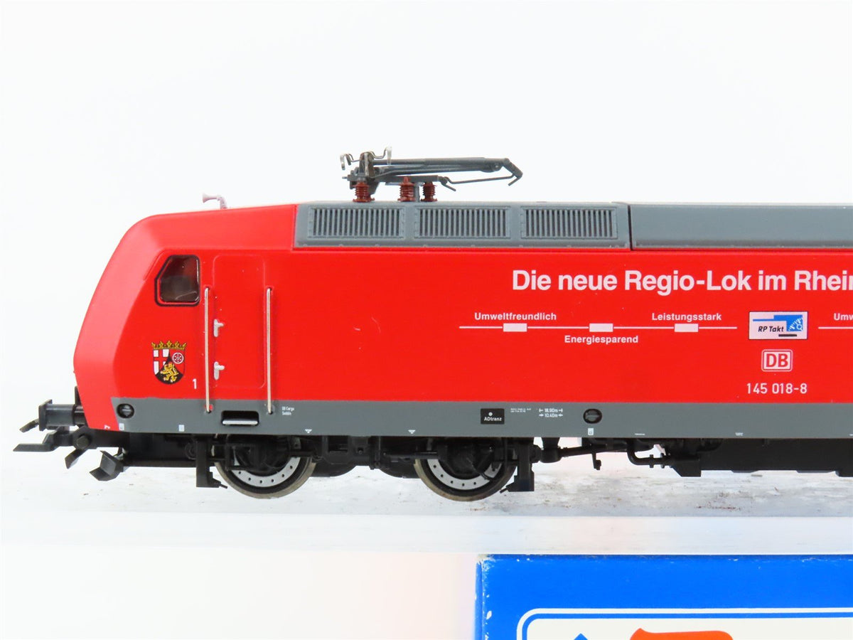 HO Scale Roco 63561 DB-AG Deutsche Bahn BR145 Electric #018-8 - DCC Ready