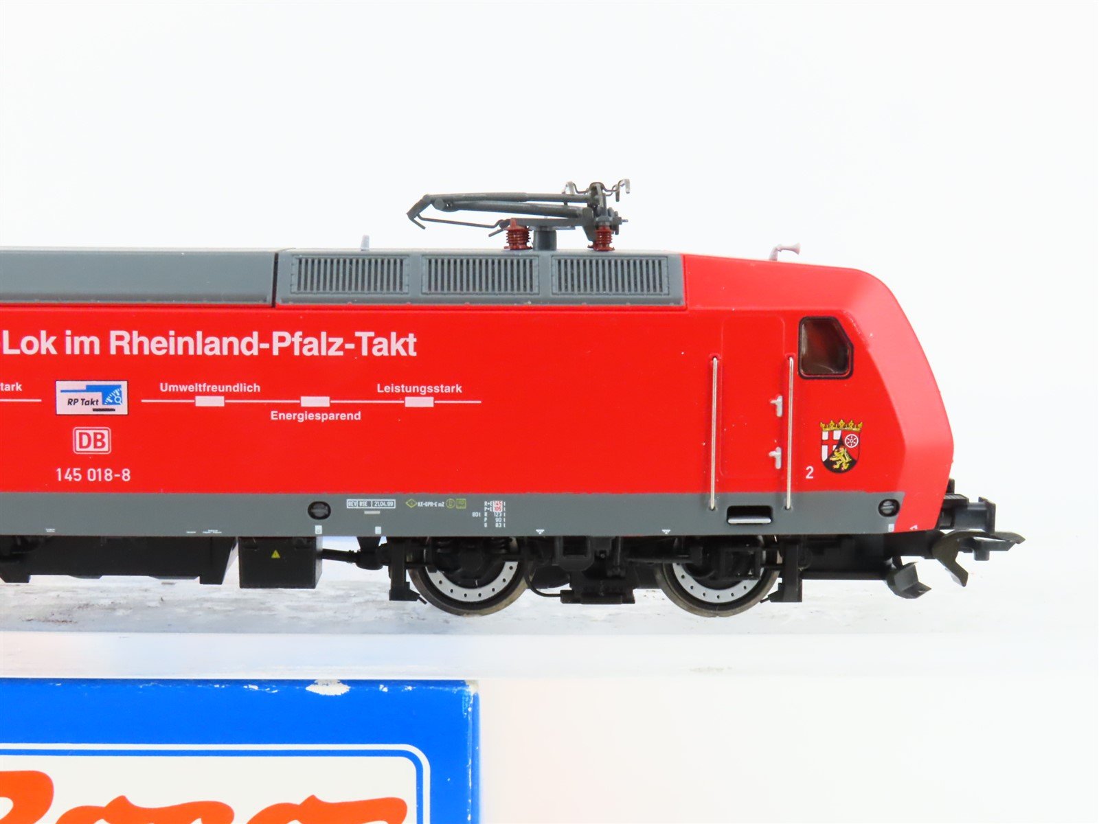 HO Scale Roco 63561 DB-AG Deutsche Bahn BR145 Electric #018-8 - DCC Ready