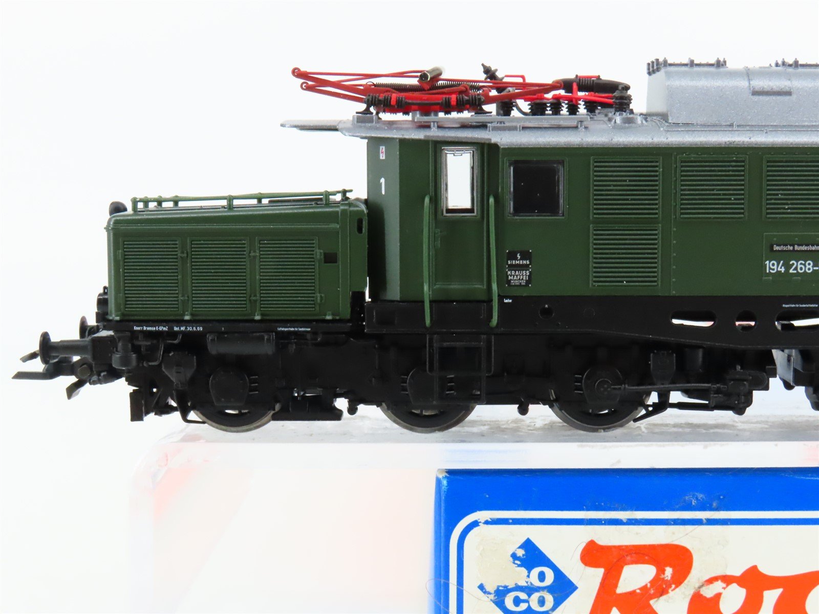 HO Roco 63502 DB Deutsche Bundesbahn BR194 Crocodile Electric #268-9 - DCC Ready