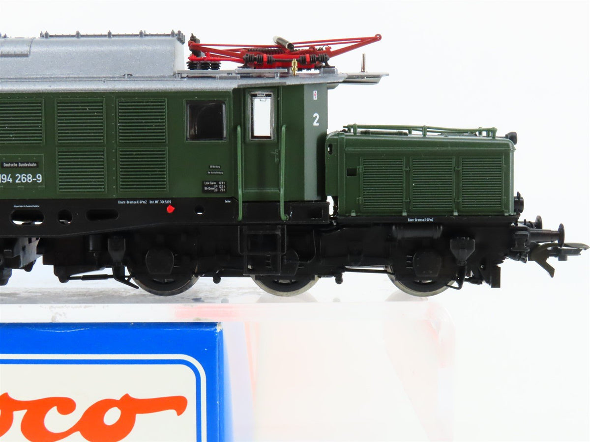 HO Roco 63502 DB Deutsche Bundesbahn BR194 Crocodile Electric #268-9 - DCC Ready
