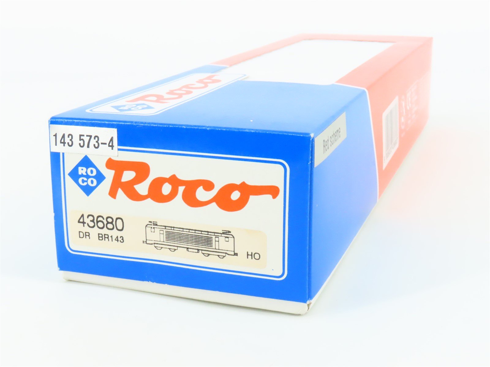 HO Scale Roco 43680 DR Deutsche Reichsbahn BR143 Electric #573-4 - DCC Ready