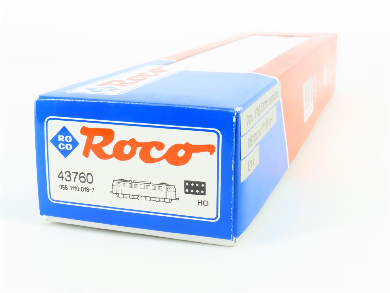 HO Scale Roco 43760 OBB Austrian Class 1110 Electric #018-7 - DCC Ready
