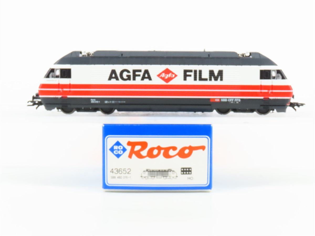 HO Roco 43652 SBB Swiss &quot;Agfa Film&quot; Re4/4 Class 460 Electric #015-1 - DCC Ready