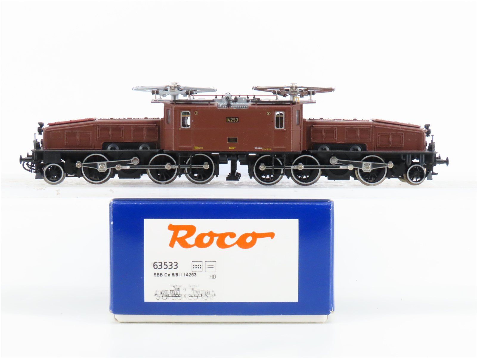 HO Scale Roco 63533 SBB Swiss Ce6/8II Crocodile Electric #14253 - DCC Ready