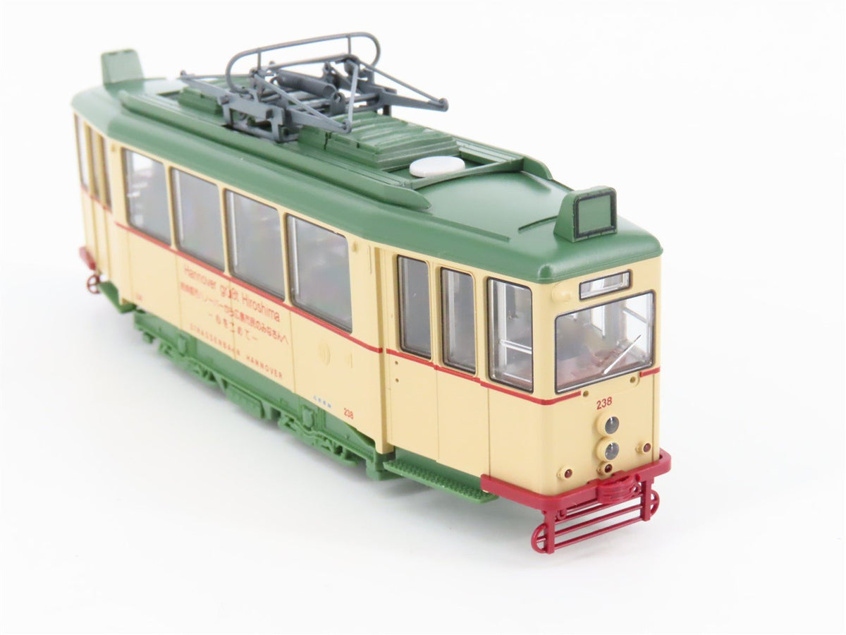 HO Scale KATO 1-421 &quot;Hannover Greets Hiroshima&quot; Japanese Electric Tram #238