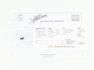 HO Scale Bachmann Spectrum 82406 CR Conrail GE E33 Electric #4603 - DCC Ready