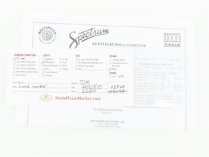 HO Scale Bachmann Spectrum 82404 NH New Haven GE E33 Electric #300 - DCC Ready