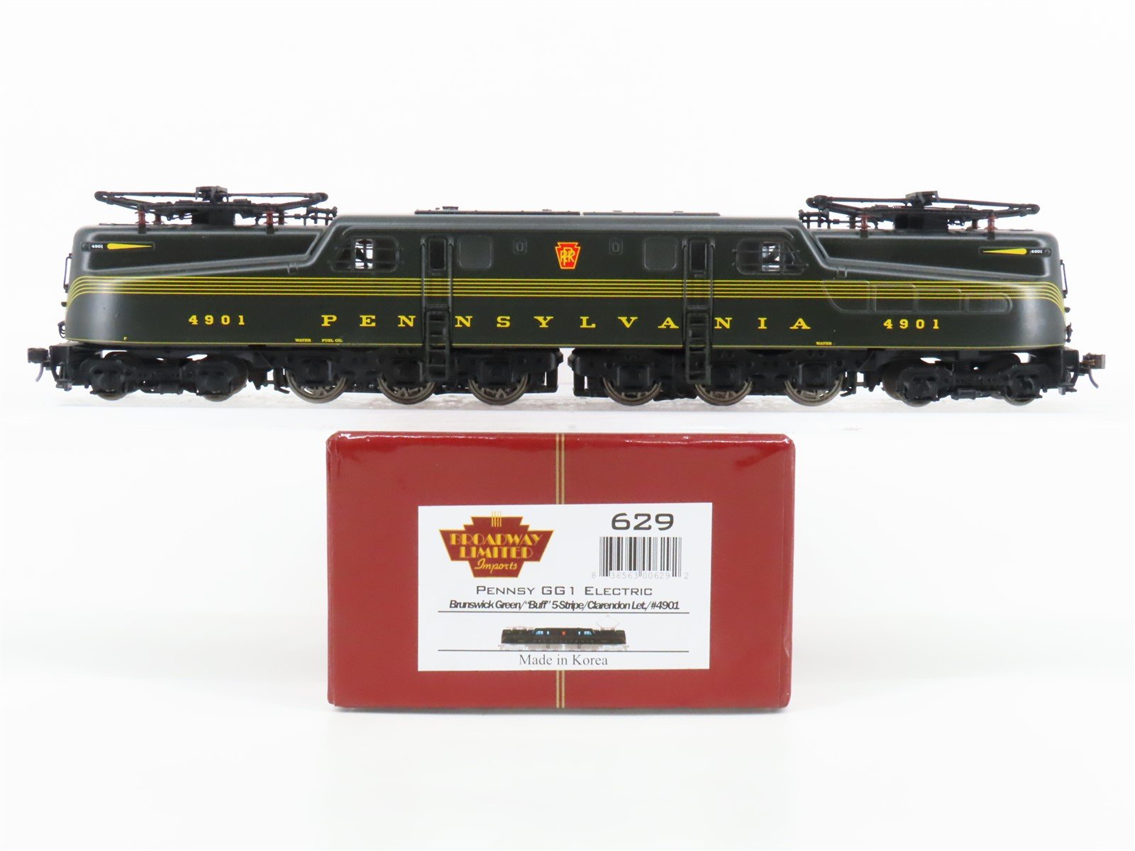 HO Broadway Limited BLI 629 PRR Pennsylvania GG1 Electric #4901 w/ DCC & Sound