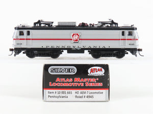 HO Scale Atlas Master Silver 10001665 PRR EMD AEM-7 Electric #4945 - DCC Ready