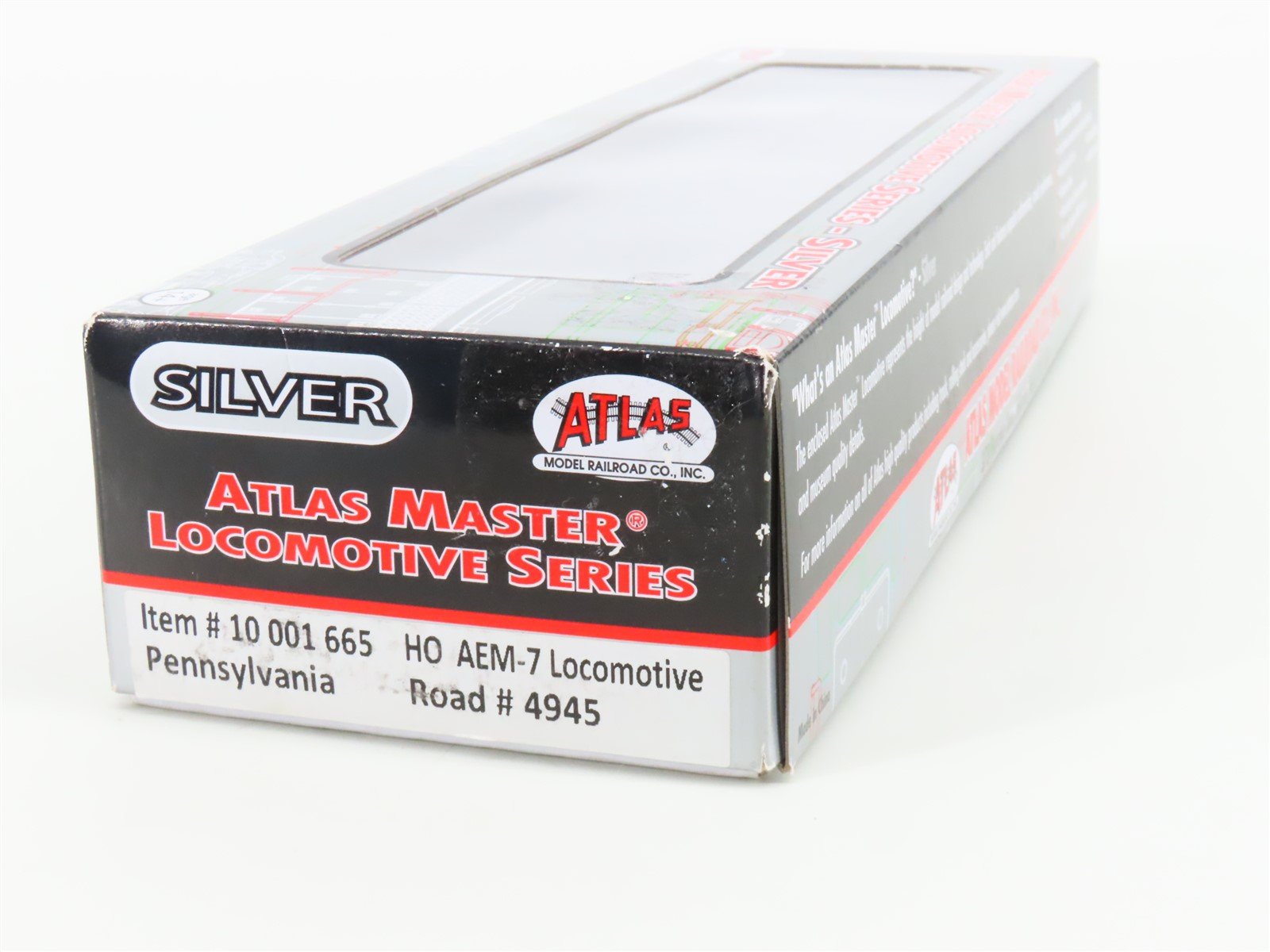 HO Scale Atlas Master Silver 10001665 PRR EMD AEM-7 Electric #4945 - DCC Ready