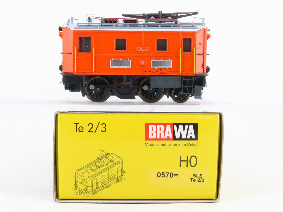 HO Scale BRAWA 0570 BLS Te2/3 Class 215 Shunting Electric #031-6 - DCC Ready
