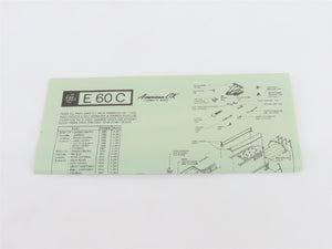 HO Scale American GK #13 MILW Milwaukee Road E60CF Electric #E108