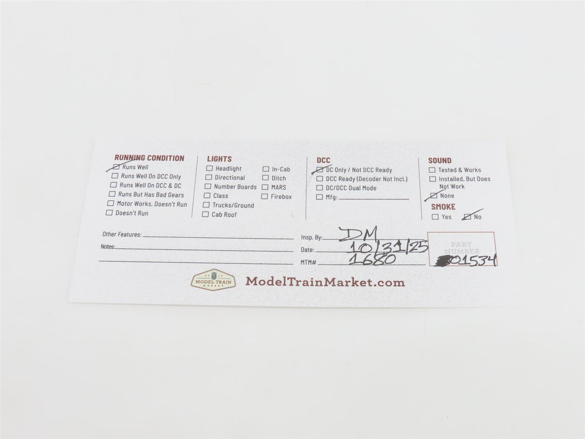 HO Scale American GK #13 MILW Milwaukee Road E60CF Electric #E108