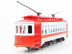 HO Scale Bachmann 1310 Market Street Brill Electric Trolley Car #45