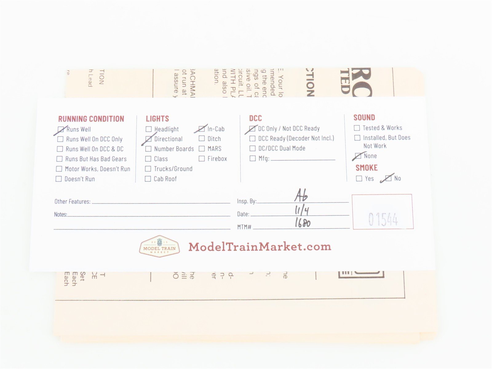 HO Scale Bachmann 1310 Market Street Brill Electric Trolley Car #45