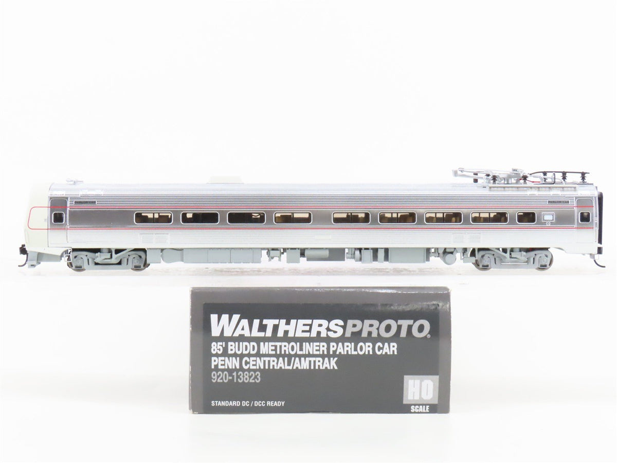 HO Walters Proto 920-13823 Amtrak/PC Metroliner 85&#39; Budd Parlor Electric Loco