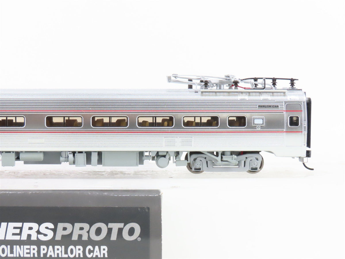 HO Walters Proto 920-13823 Amtrak/PC Metroliner 85&#39; Budd Parlor Electric Loco