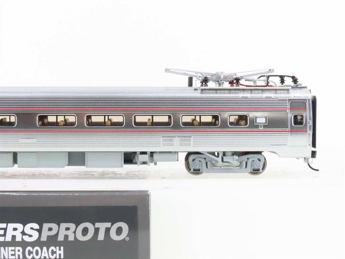 HO Walters Proto 920-13843 Amtrak/PC Metroliner 85&#39; Budd Coach Electric Loco
