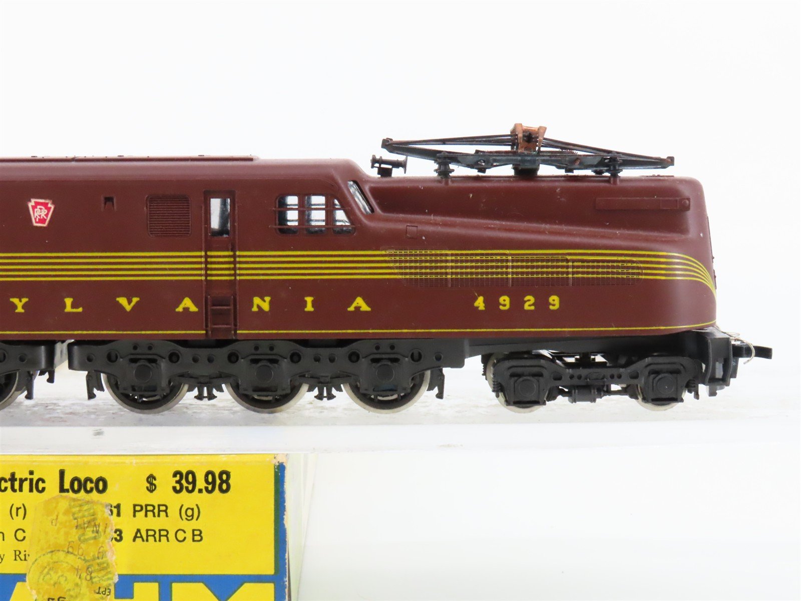 HO Scale AHM 5160 PRR Pennsylvania GG1 Electric Locomotive #4929