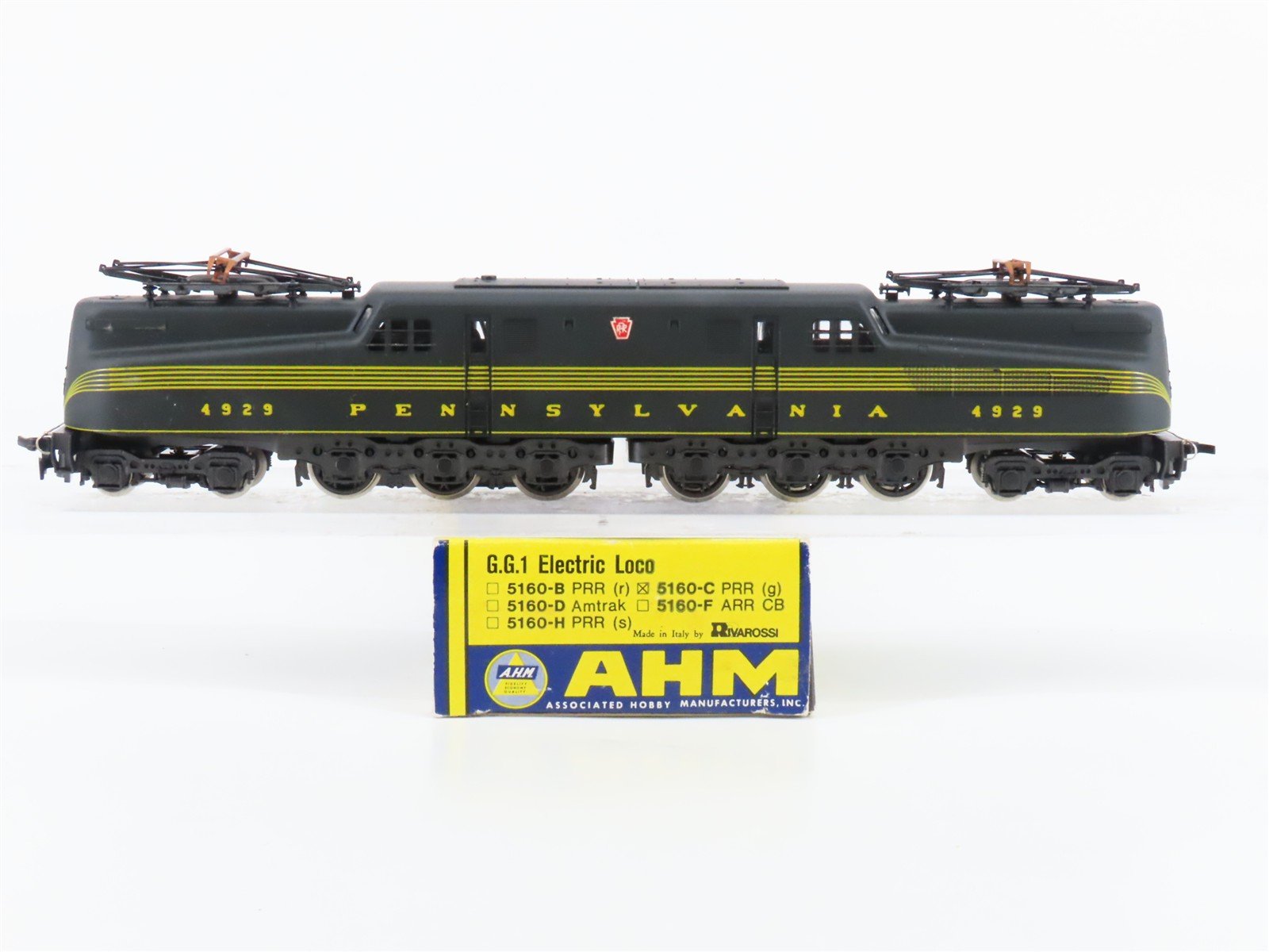 HO Scale AHM 5160-C PRR Pennsylvania GG1 Electric Locomotive #4929