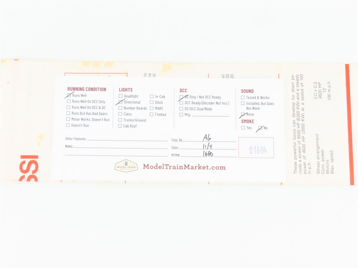 HO Scale Rivarossi 1664 PRR Pennsylvania GG1 Electric Locomotive #4866