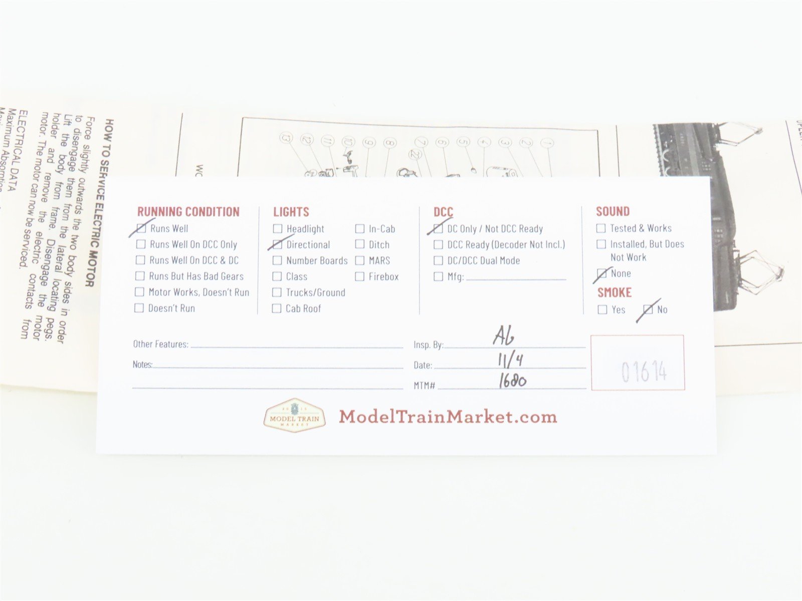 HO Scale AHM PRR Pennsylvania GG1 Electric Locomotive #4828