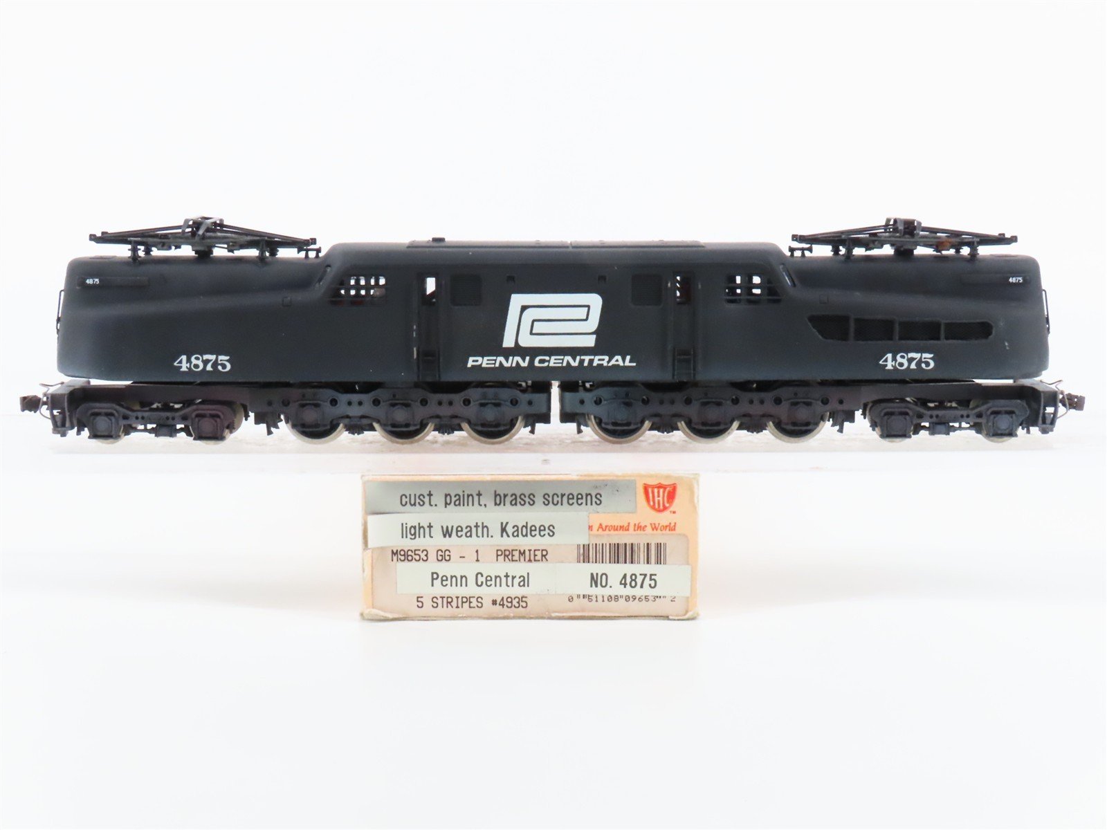 HO Scale IHC M9653 PC Penn Central GG1 Electric Locomotive #4875 CUSTOM