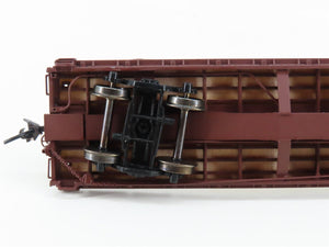 HO Scale InterMountain 46409-16 BNSF Railway 60' Wood Deck Flat Car #585032