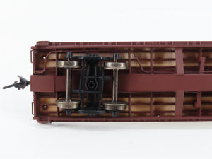 HO Scale InterMountain 46409-14 BNSF Railway 60' Wood Deck Flat Car #585015