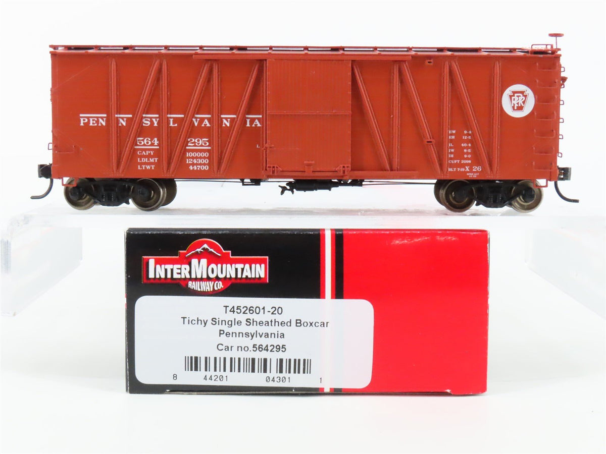 HO Scale InterMountain T452601-20 PRR Pennsylvania Single Door Box Car #564295