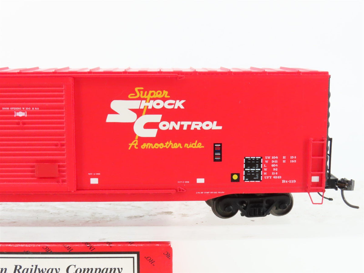 HO InterMountain 46915-02 ATSF Santa Fe Super Shock Control 60&#39; Box Car #609027