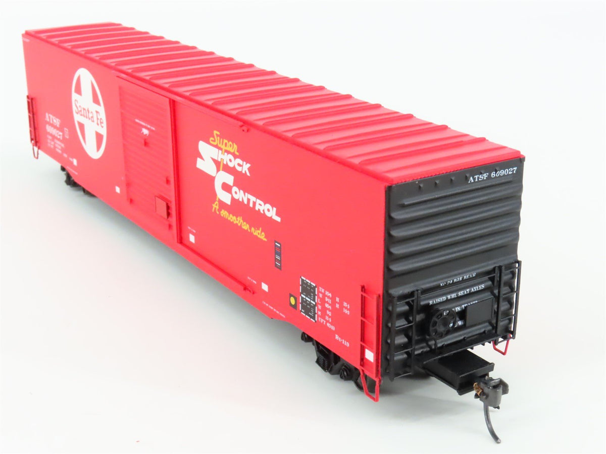 HO InterMountain 46915-02 ATSF Santa Fe Super Shock Control 60&#39; Box Car #609027
