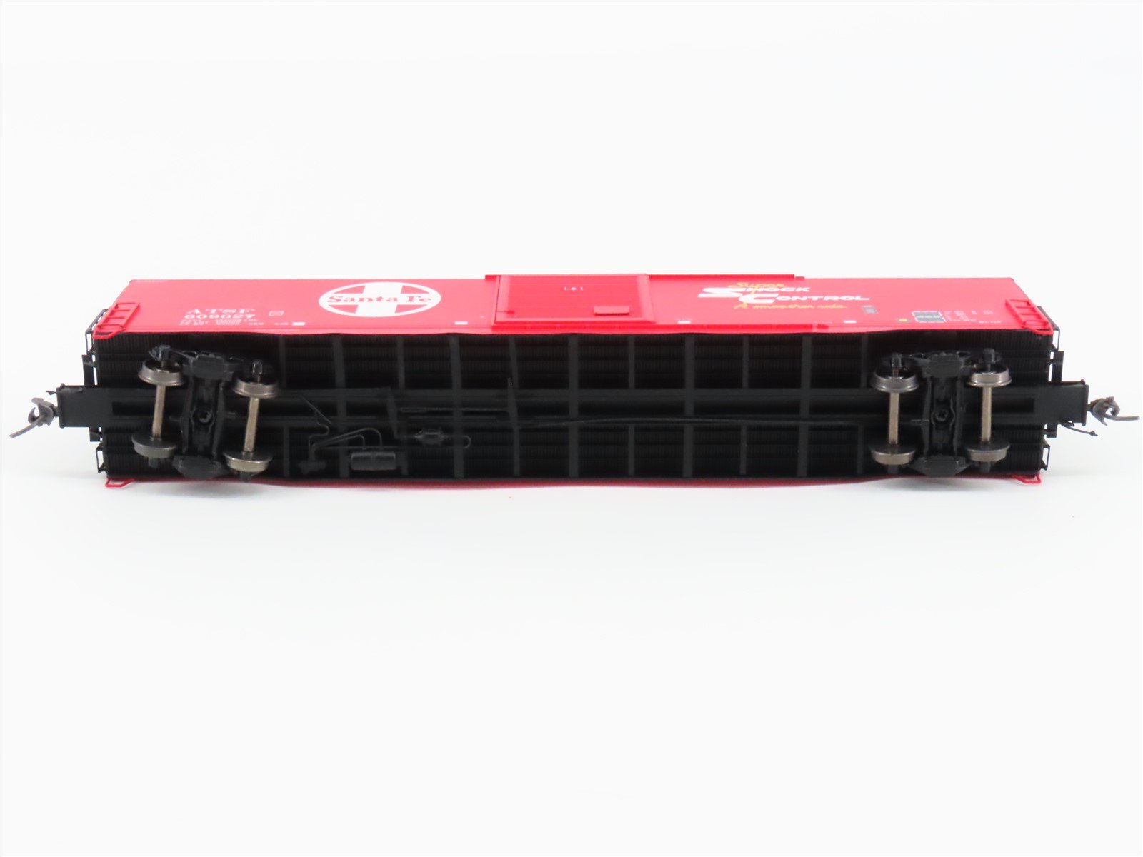 HO InterMountain 46915-02 ATSF Santa Fe Super Shock Control 60' Box Car #609027