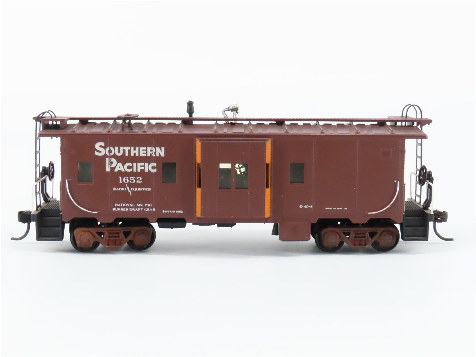 HO Scale Athearn SP Southern Pacific Bay Window Caboose #1652 w/ Custom Light