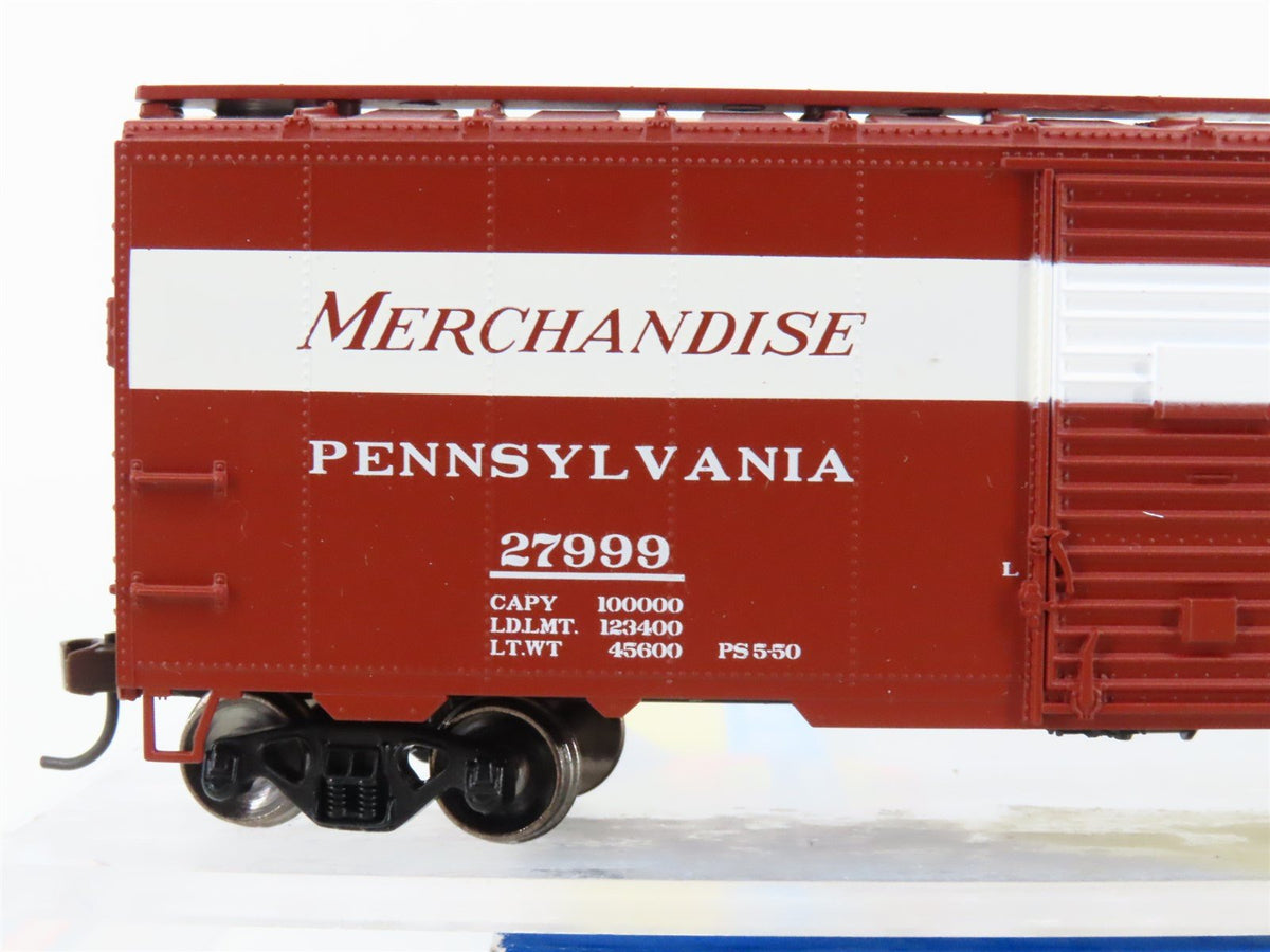 HO Scale Athearn 70389 PRR &quot;Merchandise&quot; 40&#39; Youngstown Door Box Car #27999