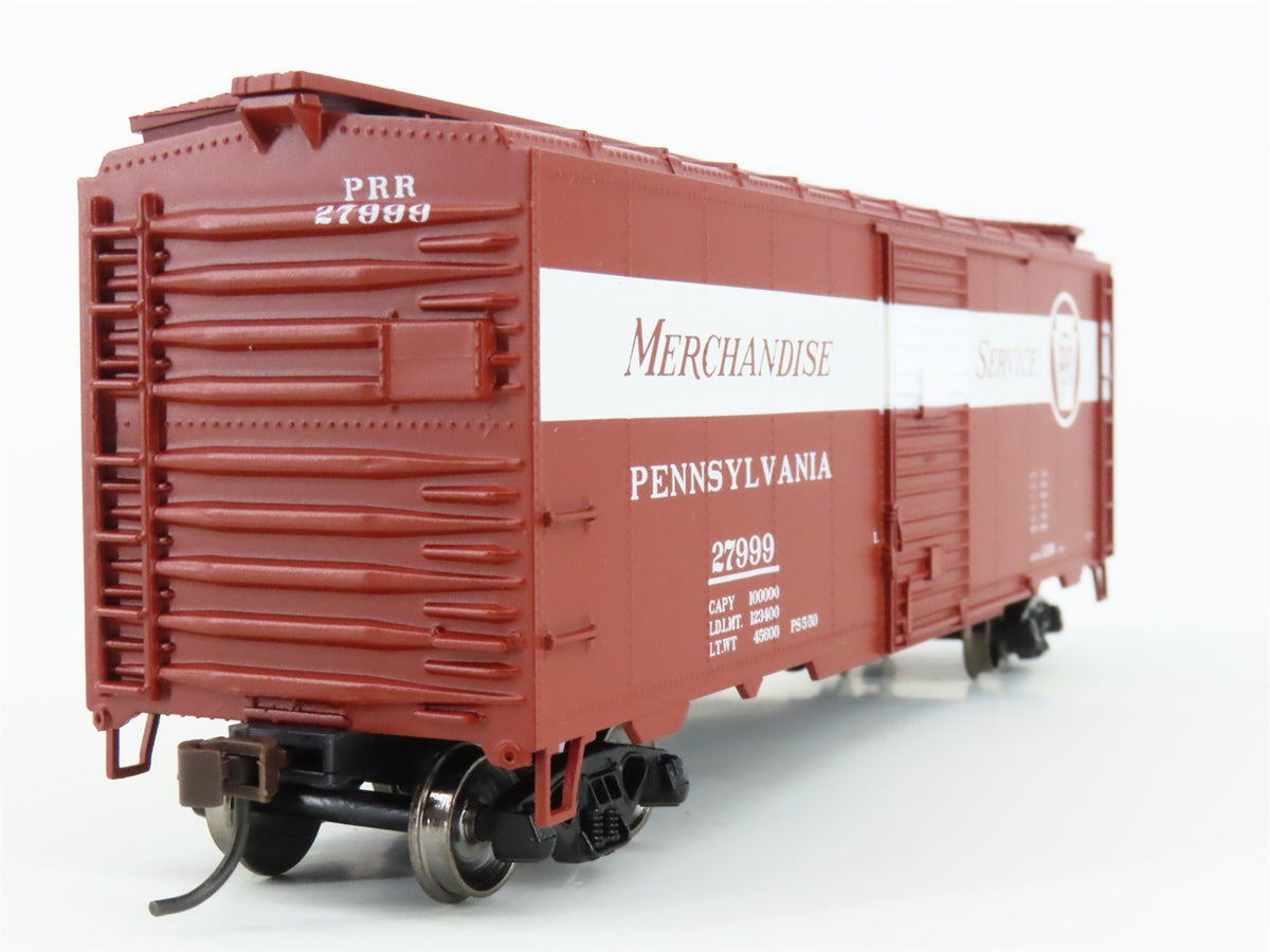 HO Scale Athearn 70389 PRR &quot;Merchandise&quot; 40&#39; Youngstown Door Box Car #27999