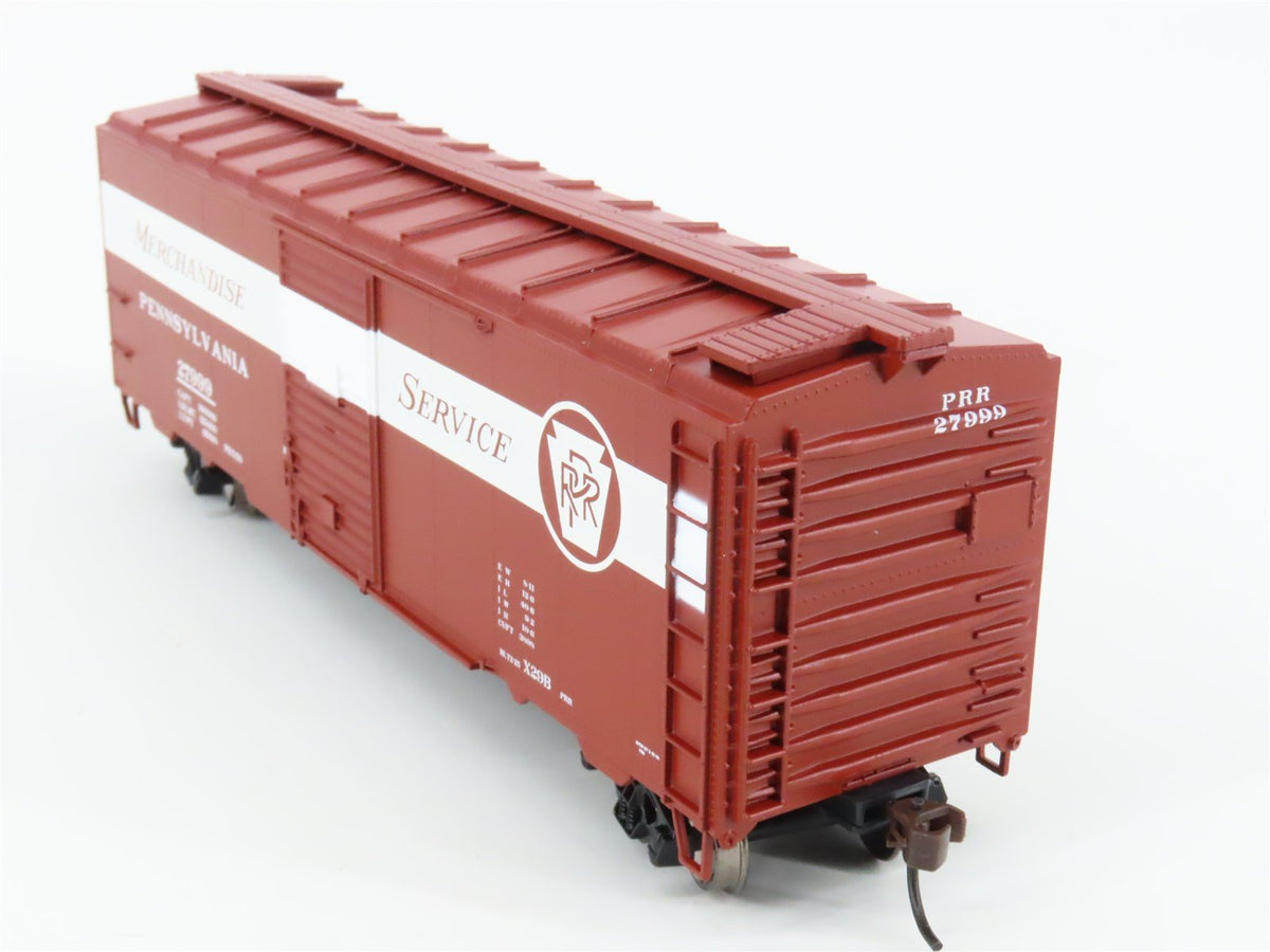 HO Scale Athearn 70389 PRR &quot;Merchandise&quot; 40&#39; Youngstown Door Box Car #27999