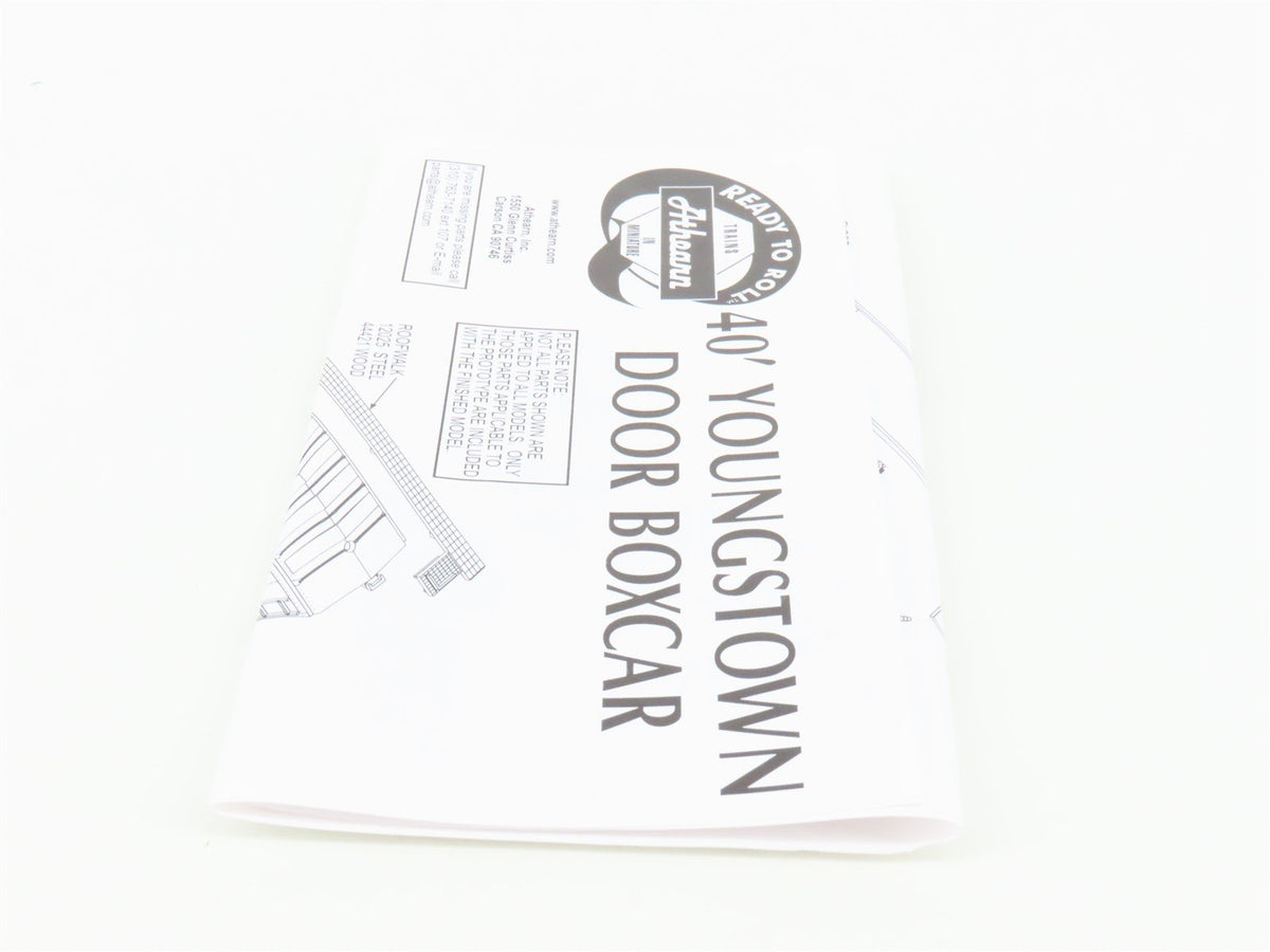 HO Scale Athearn 70389 PRR &quot;Merchandise&quot; 40&#39; Youngstown Door Box Car #27999