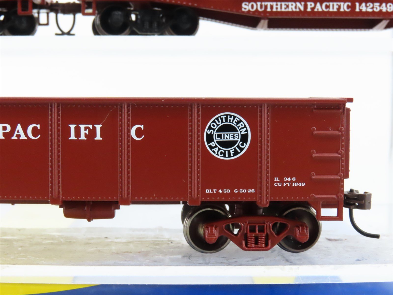 HO Scale Athearn 92160 SP Southern Pacific 4-Car Work Train w/ John Deere Load