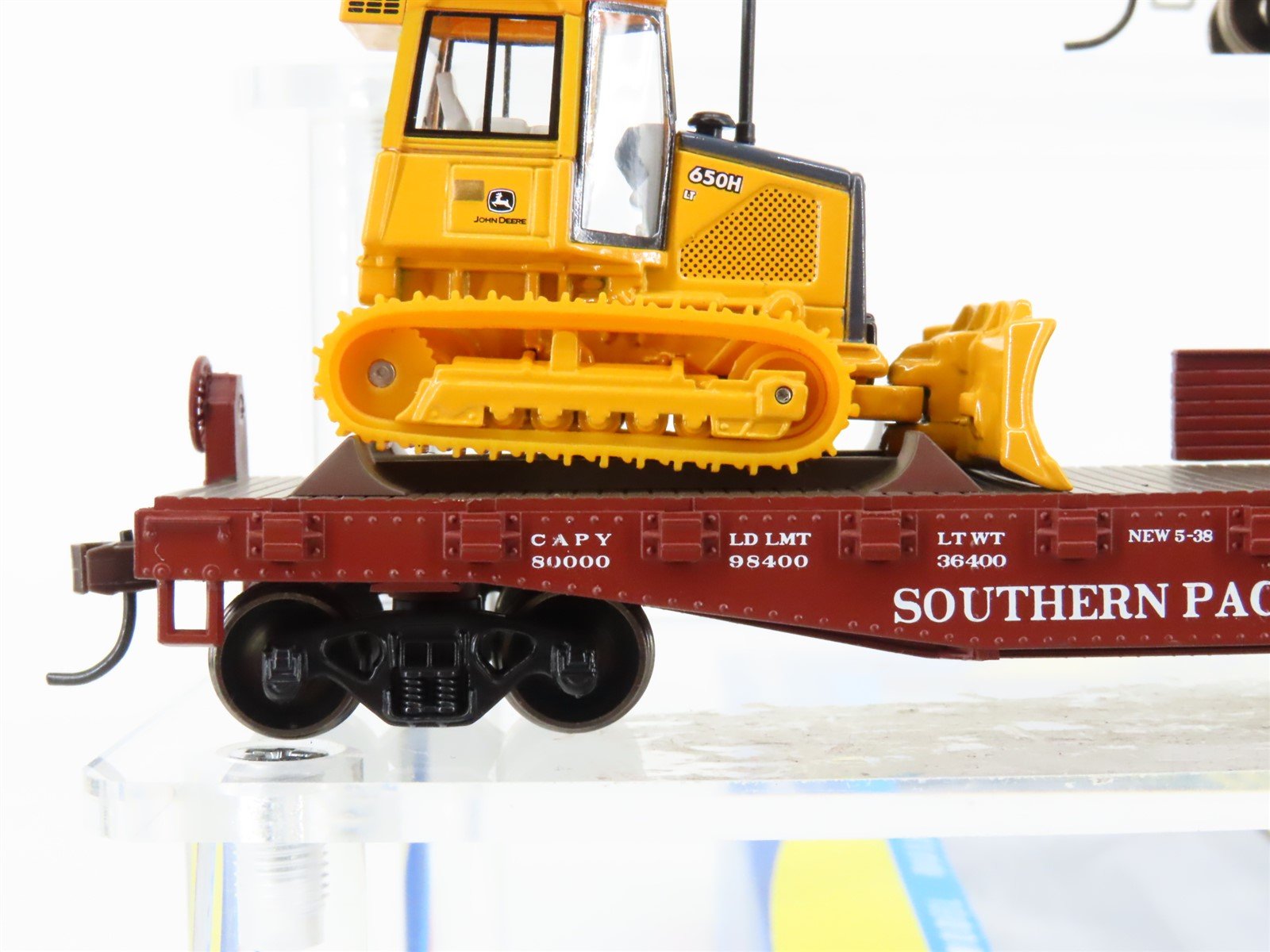 HO Scale Athearn 92160 SP Southern Pacific 4-Car Work Train w/ John Deere Load