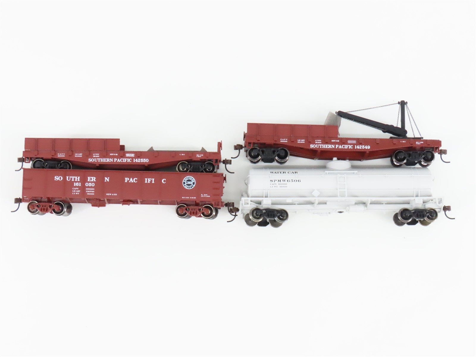 HO Scale Athearn 92160 SP Southern Pacific 4-Car Work Train w/ John Deere Load