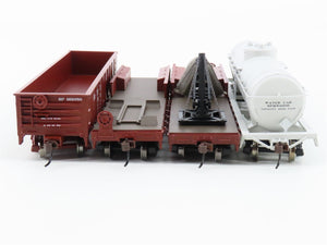 HO Scale Athearn 92160 SP Southern Pacific 4-Car Work Train w/ John Deere Load