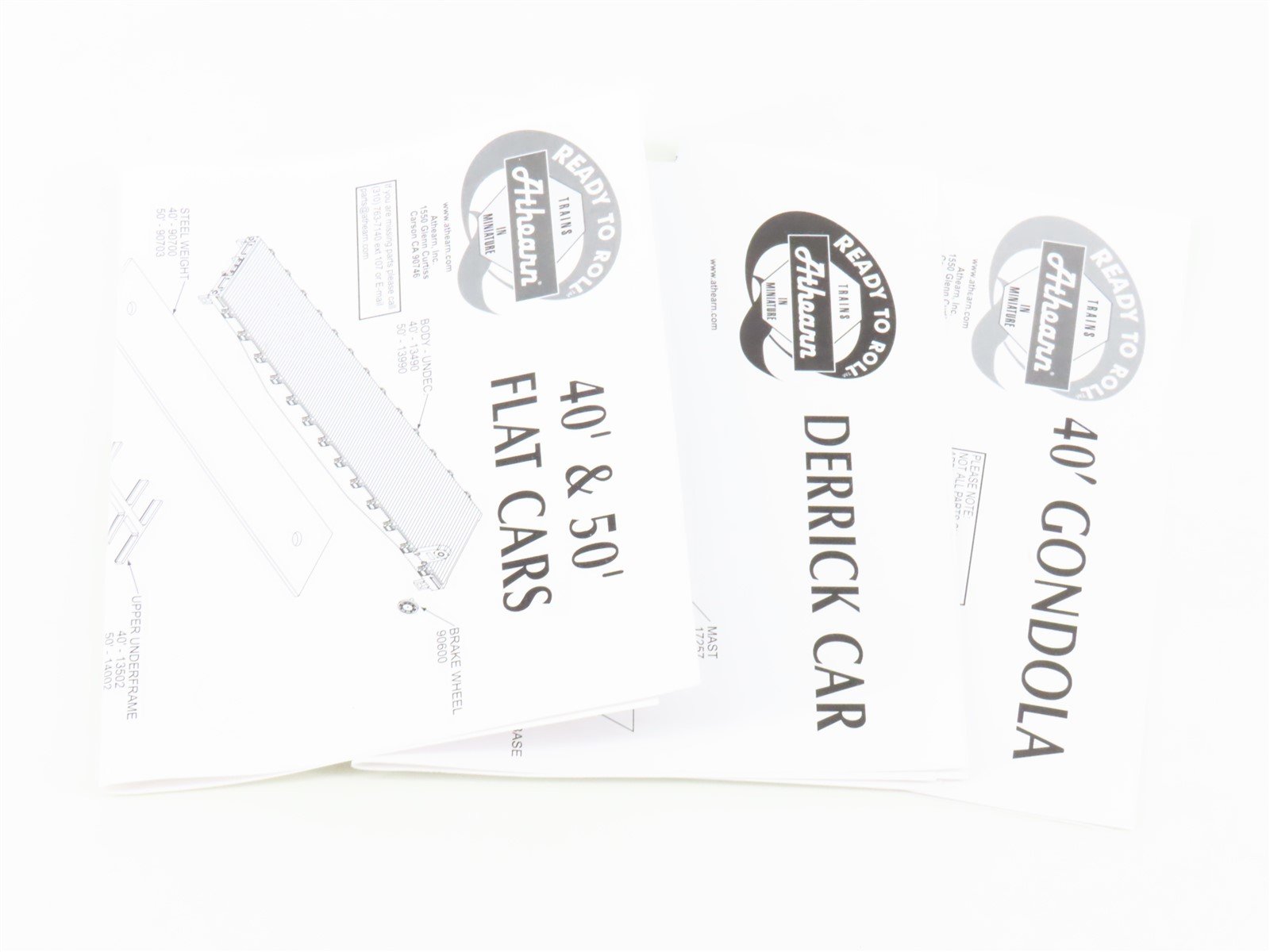 HO Scale Athearn 92160 SP Southern Pacific 4-Car Work Train w/ John Deere Load